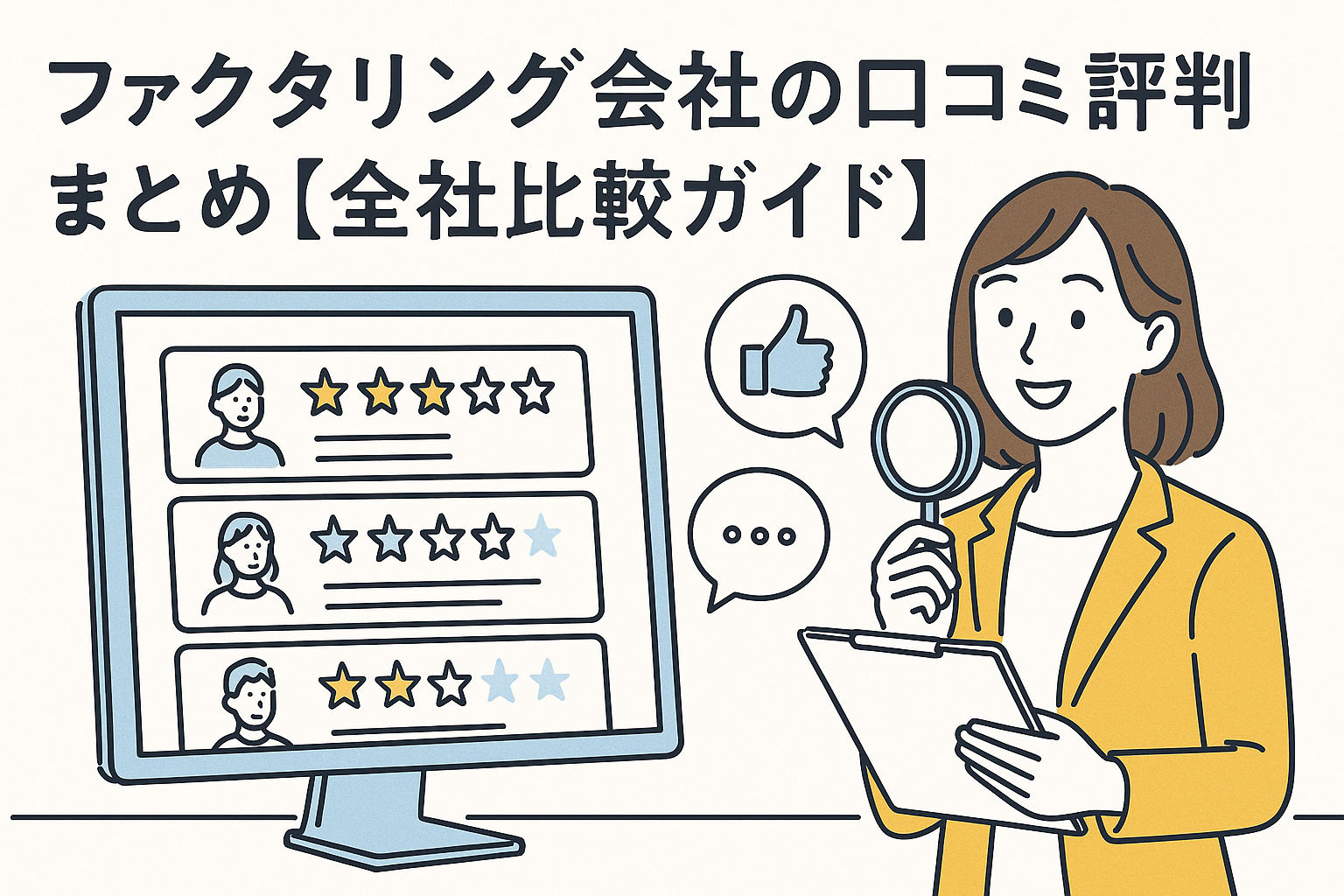 優良ファクタリング企業口コミまとめ